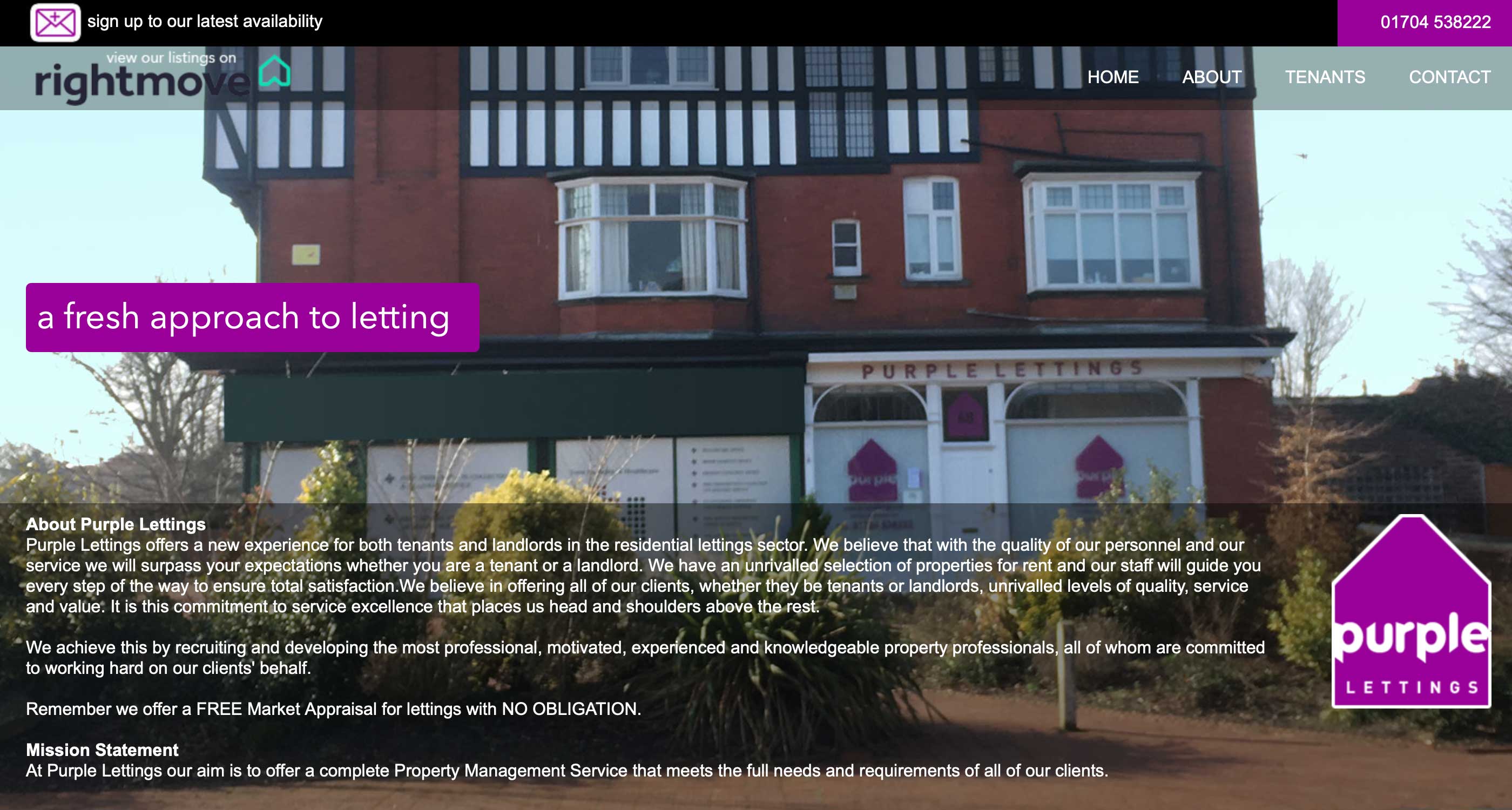 Purple Lettings